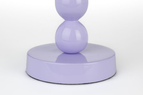 Candle Holder Bubbles Two Shiny Beige/Lilac/Silver - Image 12