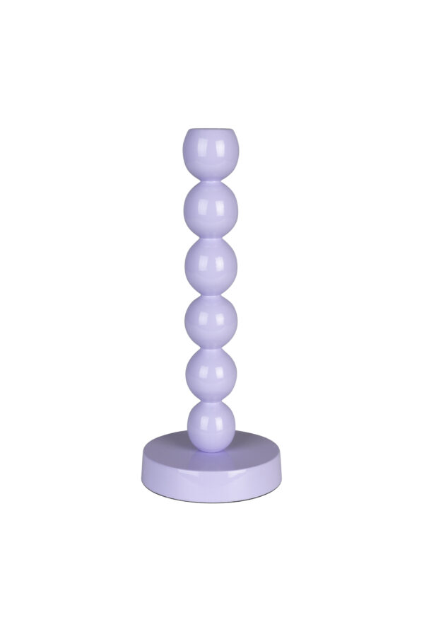 Candle Holder Bubbles One Shine Silver/Beige/Lilac - Image 5
