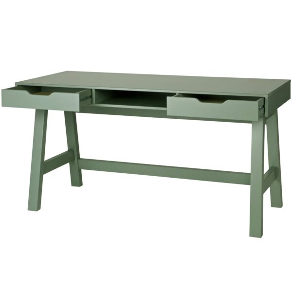 NIKKI DESK PINE GREEN / WHITE - Image 4