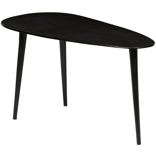 SET OF 2 - TRIANGLE SIDETABLE METAL BLACK NICKEL - Image 3