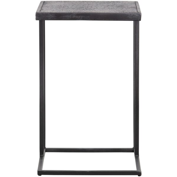 FEBE SIDE TABLE GARDEN U-SHAPE METAL BLACK - Image 5