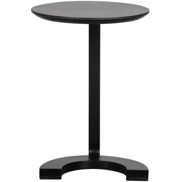 FLOOR SIDETABLE WOOD/METAL BLACK - Image 3