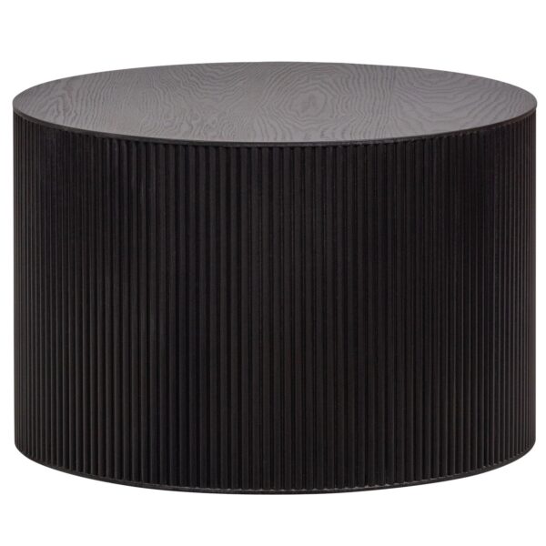 SANNE SIDE TABLE ROUND ANTIQUE BEIGE/ MILITARY GREEN/ BLACK - Image 5