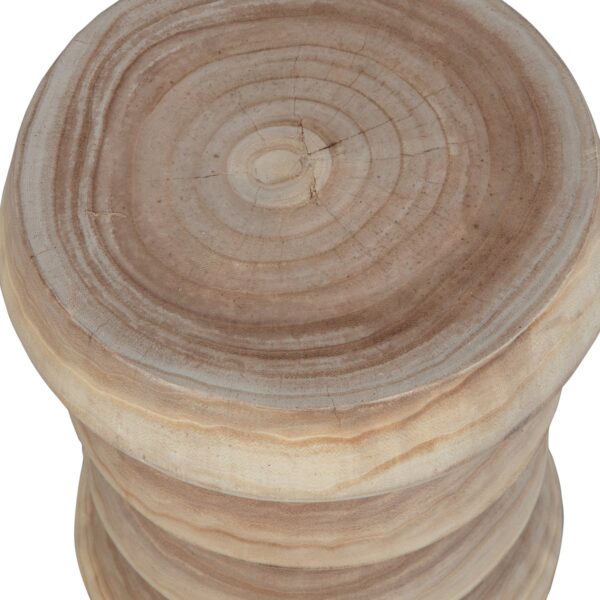 BABS STOOL WOOD NATUREL 41xØ31CM - Image 3