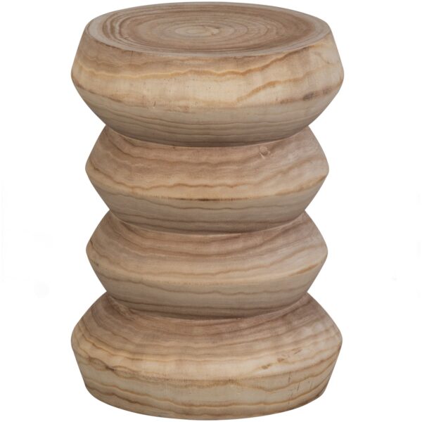 BABS STOOL WOOD NATUREL 41xØ31CM