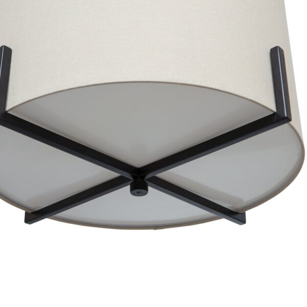 HOLLY HANGING LAMP BLACK/NATURAL - Image 2