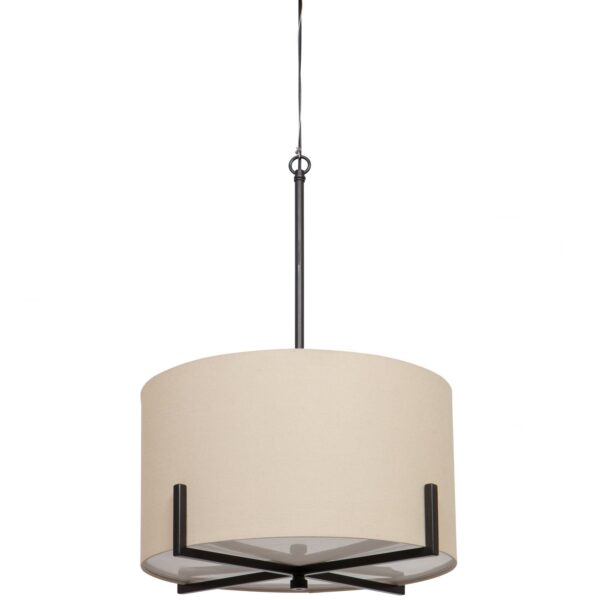HOLLY HANGING LAMP BLACK/NATURAL - Image 4