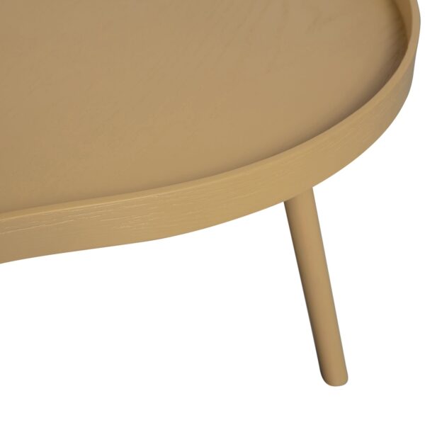 MAE SIDE TABLE ORGANIC OBLONG WOOD ALPACA - Image 3