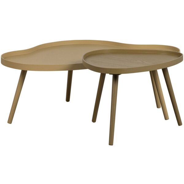 MAE SIDE TABLE ORGANIC OBLONG WOOD ALPACA - Image 9