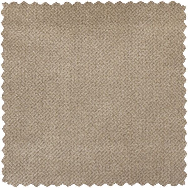 SARA ROUND POUF LOW VELVET KHAKI/OCHRE - Image 2