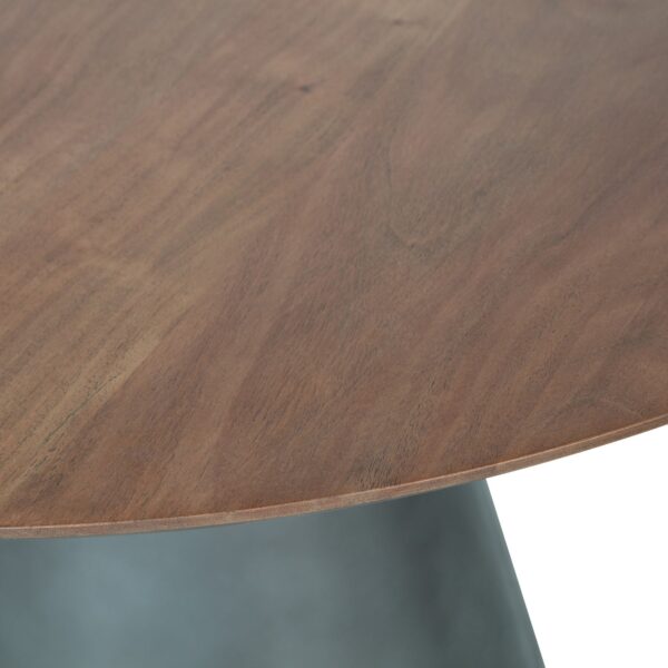 MAGGIE DINING TABLE METAL/MANGO WOOD BLACK - Image 2