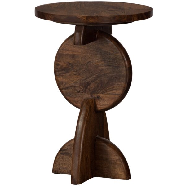 NORI SIDE TABLE MANGO WOOD WARM BROWN - Image 3
