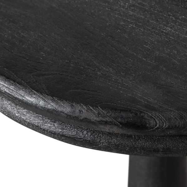 KOLBY BAR TABLE/HIGH DINING TABLE MANGO WOOD BLACK - Image 5