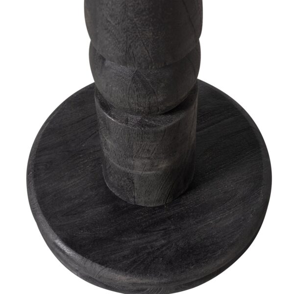 KOLBY BAR TABLE/HIGH DINING TABLE MANGO WOOD BLACK - Image 4