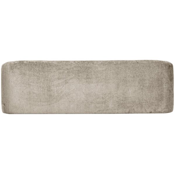 SLOPING 3-SEATER SOFA STRUCTURE VELVET WHEATFIELD - Image 4