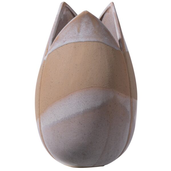 TOULIPA TULIP-SHAPED VASE CERAMICS NATURAL