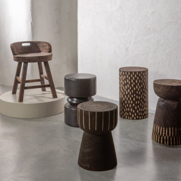 TUVE SIDE TABLE WOOD BROWN/BLACK - Image 3