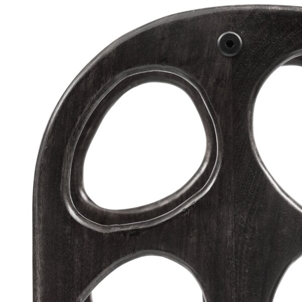 SUVI WINE RACK FOR 10 BOTTLES MANGO WOOD BLACK - Image 3