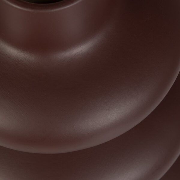 SENSUAL VASE CERAMIC 29CM MERLOT - Image 2