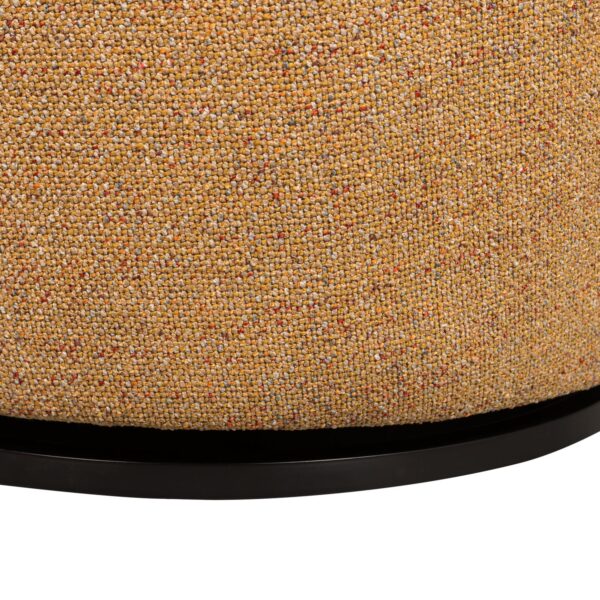 SERRA SWIVEL CHAIR WOVEN FABRIC CURRY MELANGE - Image 3