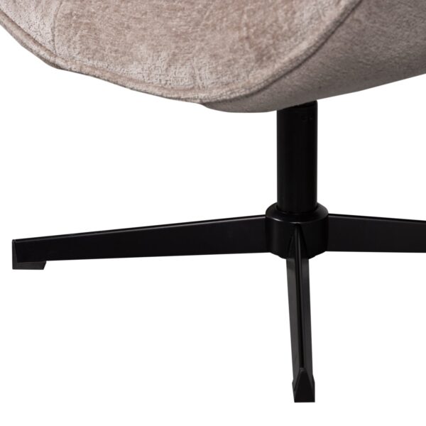 WIBO SWIVEL ARMCHAIR TAUPE - Image 4