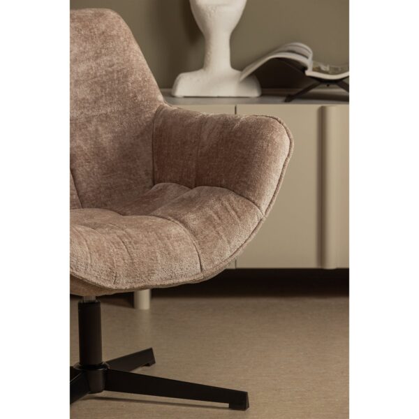 WIBO SWIVEL ARMCHAIR TAUPE - Image 8