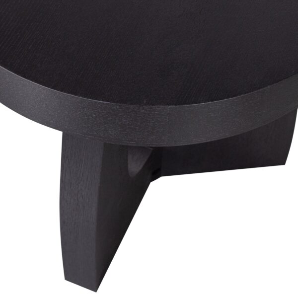 TALA SIDE TABLE MDF VENEER BLACK 45xØ45CM - Image 2