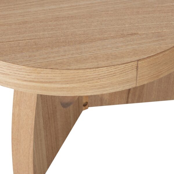 TALA SIDE TABLE MDF VENEER NATURAL 35xØ55CM - Image 2