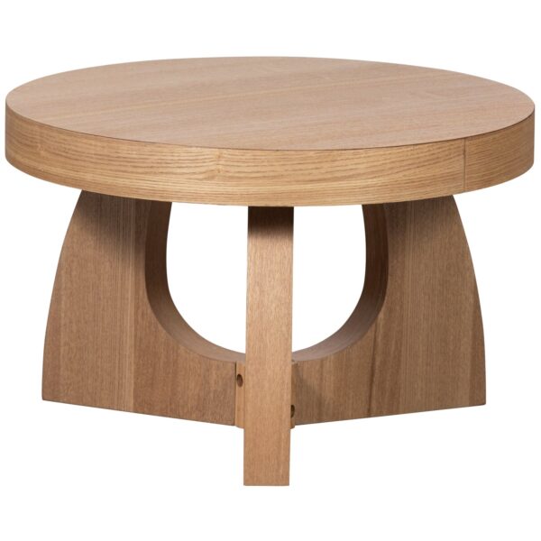 TALA SIDE TABLE MDF VENEER NATURAL 35xØ55CM - Image 3