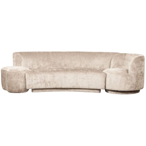 COMBI-POPULAR: SOFA + ARMCHAIR + POUF NATURAL