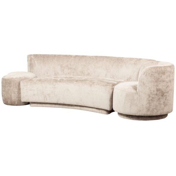 COMBI-POPULAR: SOFA + ARMCHAIR + POUF NATURAL - Image 2