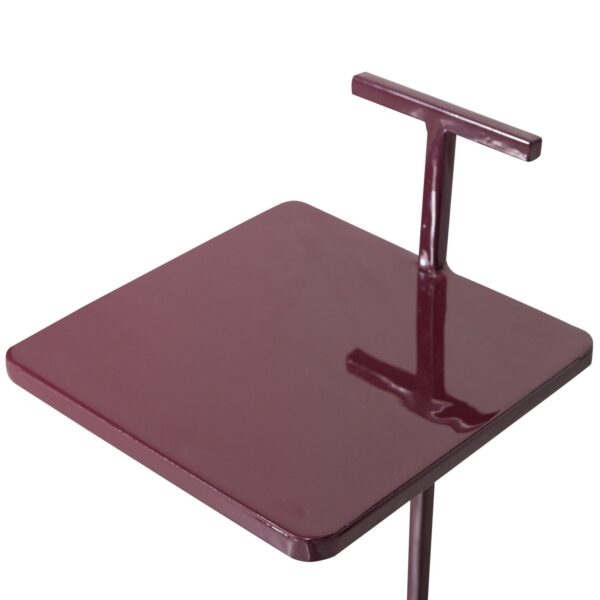 TOSTE SIDE TABLE METAL DARK SAND/AUBERGINE - Image 7