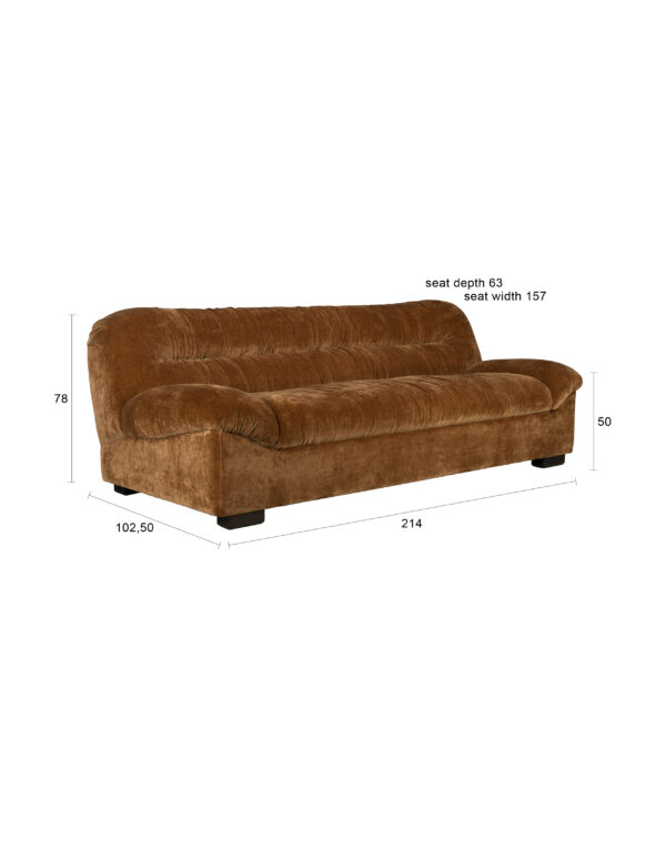 Sofa Douglas Beige/Cognac - Image 10