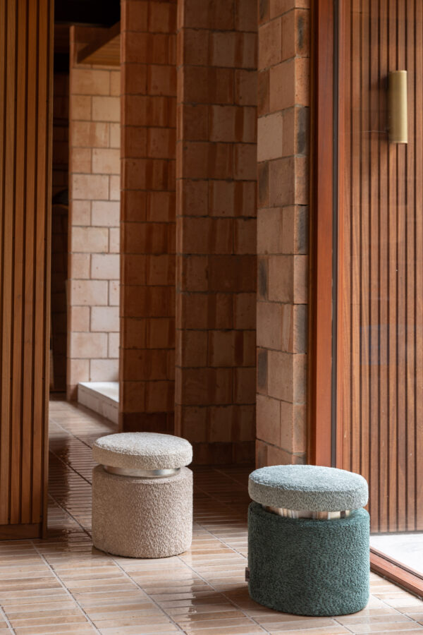 Stool Sen Brown Orange/Green/Beige - Image 19