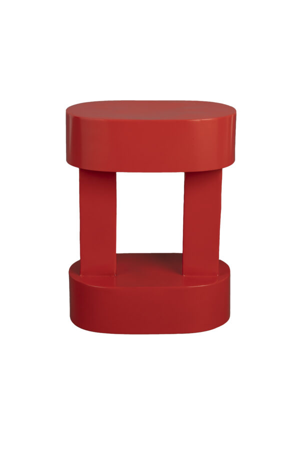 Side Table Magenta Red