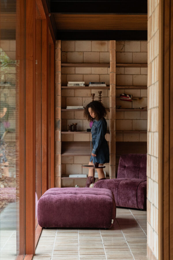Hocker Giada Terra/Plum - Image 2