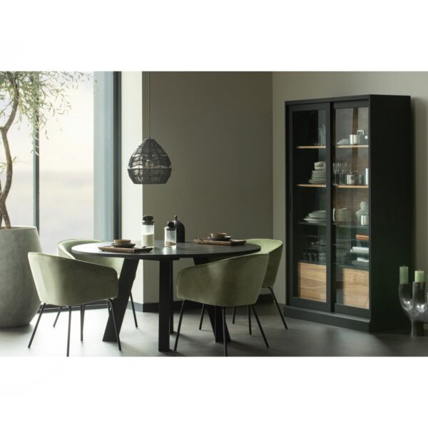 JAMES CABINET WOOD BLACK - Image 7
