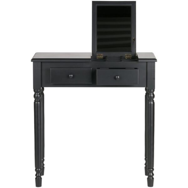ROMY HALL/DRESSING TABLE WOOD BLACK - Image 8