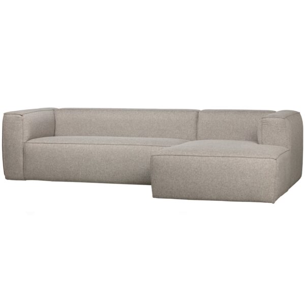 BEAN CORNER SOFA RIGHT INCL. CUSHIONS LIGHT GREY - Image 2
