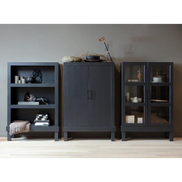 BONK OPEN CABINET PINE BLACK - Image 4
