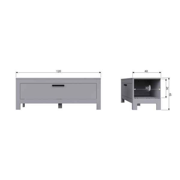 BONK TV UNIT PINE MIST - Image 5