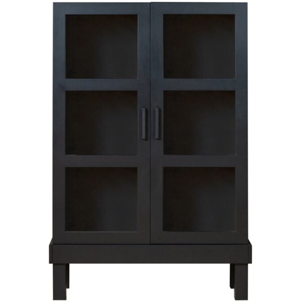 BONK DISPLAY CABINET PINE BLACK - Image 5