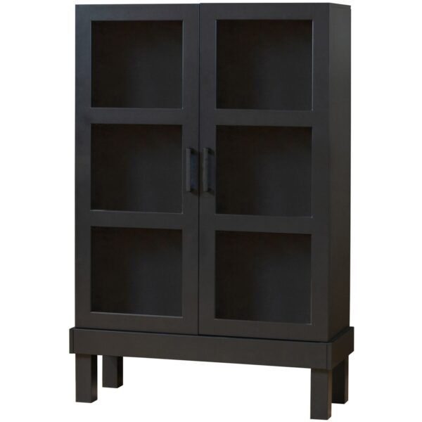 BONK DISPLAY CABINET PINE BLACK