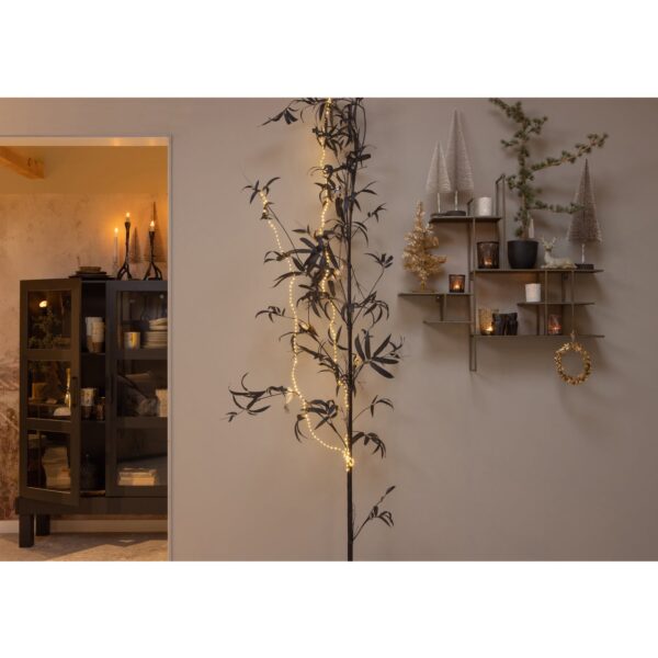 BONK DISPLAY CABINET PINE BLACK - Image 3