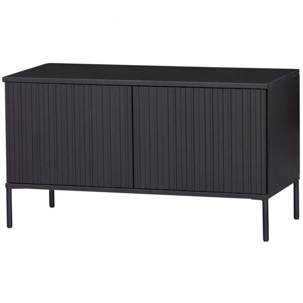 NEW GRAVURE TV UNIT 100 CM PINE DUST/BLACK - Image 7