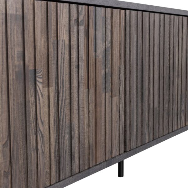 NEW GRAVURE TV UNIT 150 CM ASH VENEER ESPRESSO - Image 3