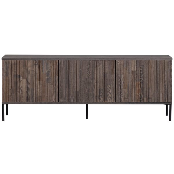 NEW GRAVURE TV UNIT 150 CM ASH VENEER ESPRESSO - Image 5