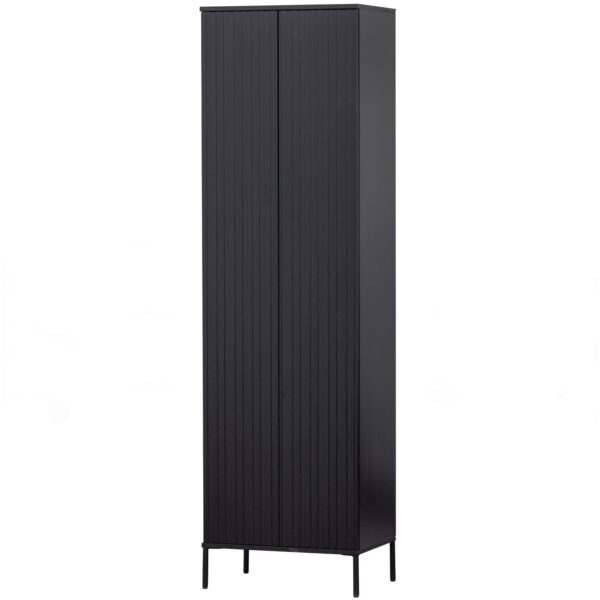NEW GRAVURE CABINET WITH DRAWER PINE DUST/BLACK - Image 8