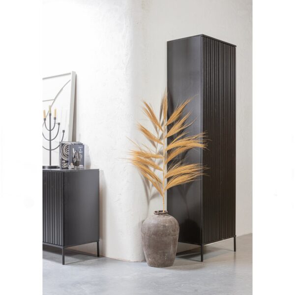 NEW GRAVURE CABINET WITH DRAWER PINE DUST/BLACK - Image 9