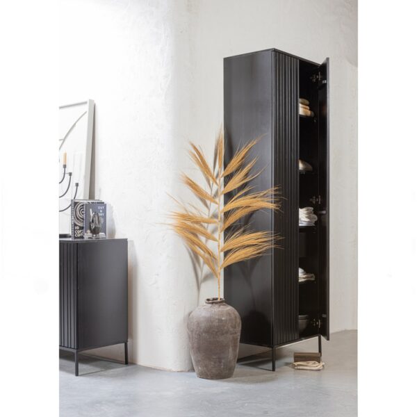 NEW GRAVURE CABINET WITH DRAWER PINE DUST/BLACK - Image 10
